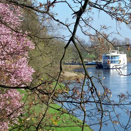 Traumhaftes Zwei-zimmer-apartment An Der Elbe شقة *